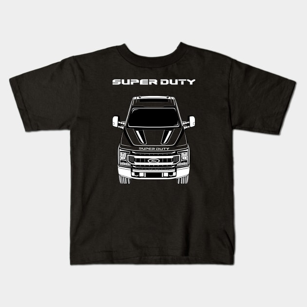 F350 Super Duty XLT 2020-2022 Kids T-Shirt by V8social